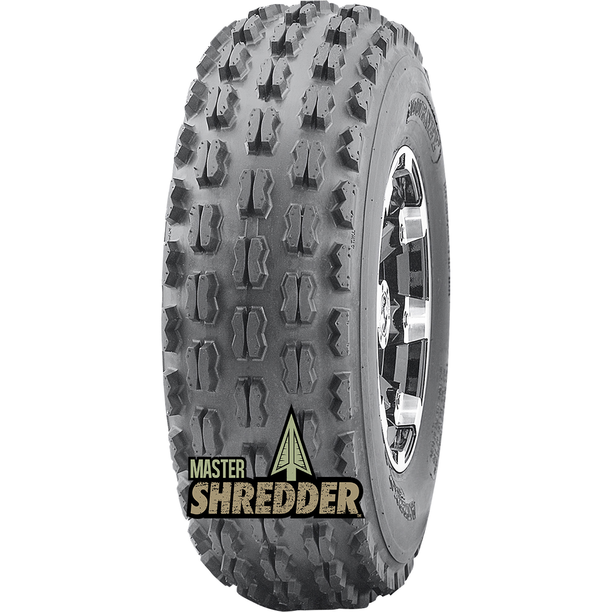 MASTER Shredder Front ATV Tire, 22 x 7.00-10, Model# 540945